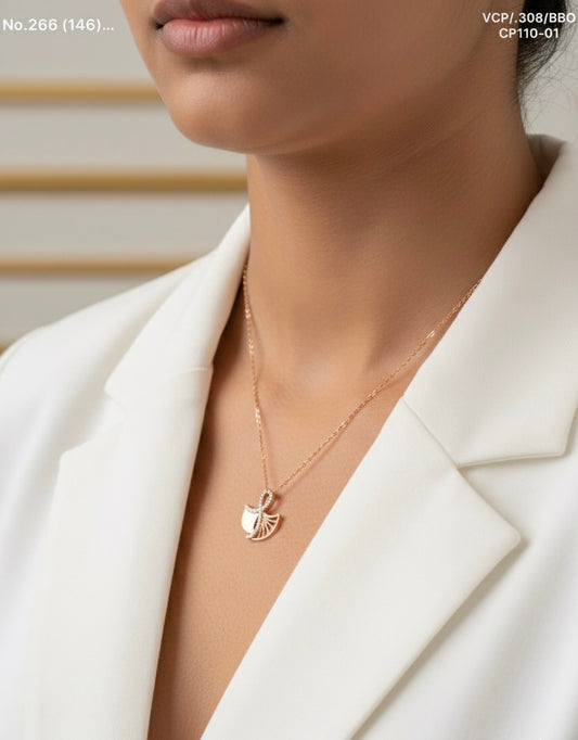 Bloom heaven silver chain pendant