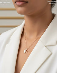 Bloom heaven silver chain pendant