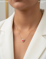 Everheart silver chain pendant