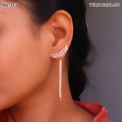 Silver Earrings for Women by V One Jewellery