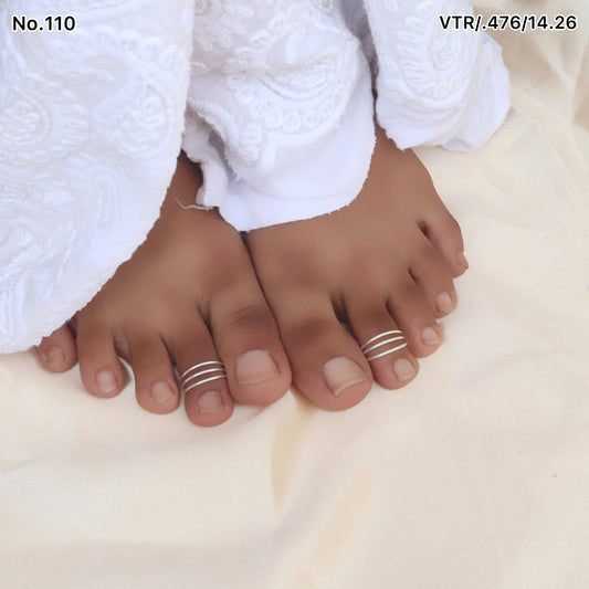 Silver Toe Rings for Women - V One Jewellery
