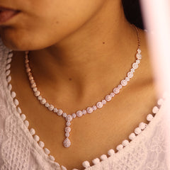 Gilded Grace Women's Pure Silver Necklace