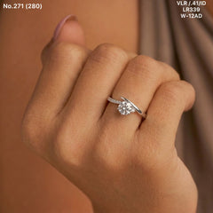 Aarna silver ring for women