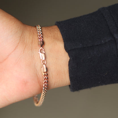 Italian Rose Gold Men’s Bracelet