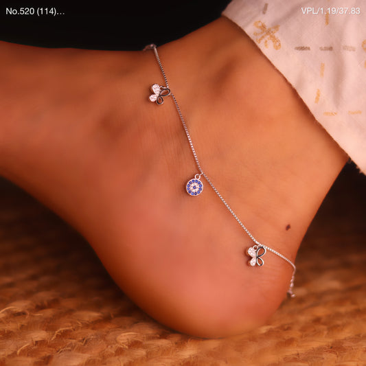 Graceful Butterfly Flower Women Payal
