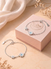 Little Daisy silver kids bracelet