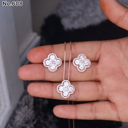 Silver Pendant Set - V One Jewellery