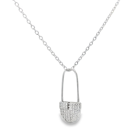 Silver Chain Pendant - V One Jewellery