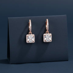 Meher stone silver earrings