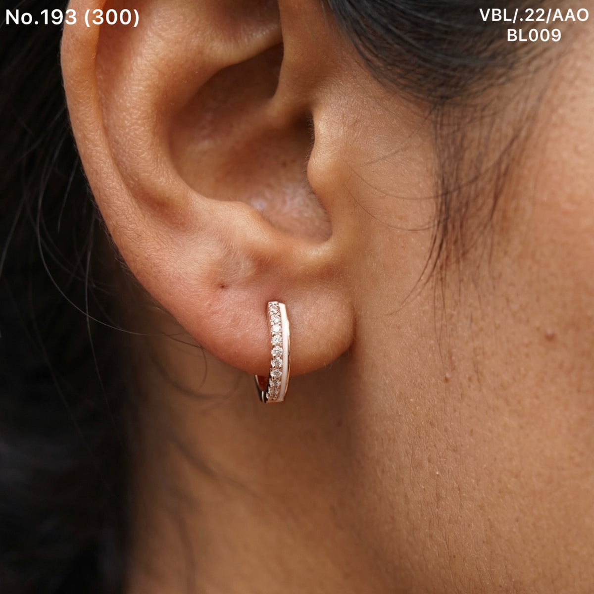 Crystal drift silver Bali for women