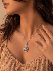 Sanya silver pendant set for women