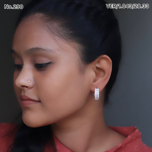 Silver Earrings for Women by V One Jewellery