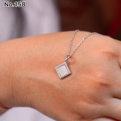 Silver Chain Pendant - V One Jewellery