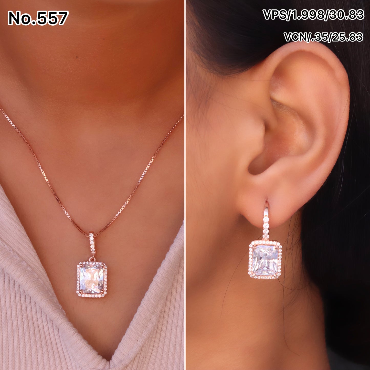 Silver Pendant Set - V One Jewellery