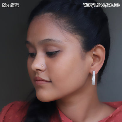 Silver Earrings for Women by V One Jewellery