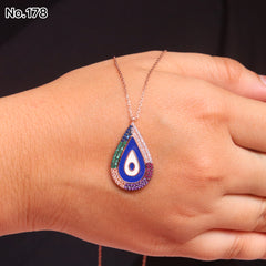 Silver Chain Pendant - V One Jewellery