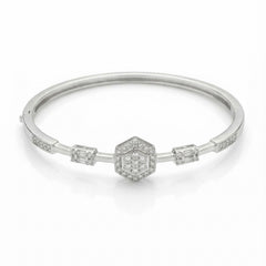 Vanyara silver kada for women