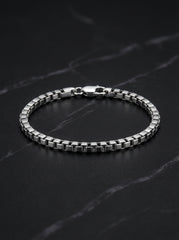 Monarch silver men’s bracelet