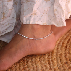 BlocAura Silver Payal for Women