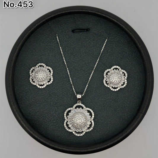 Silver Pendant Set - V One Jewellery