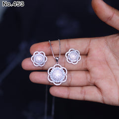Silver Pendant Set - V One Jewellery
