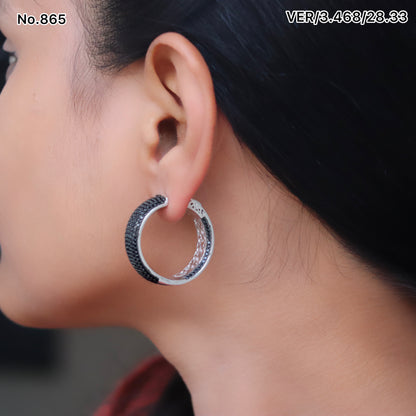 Silver Earrings for Women by V One Jewellery