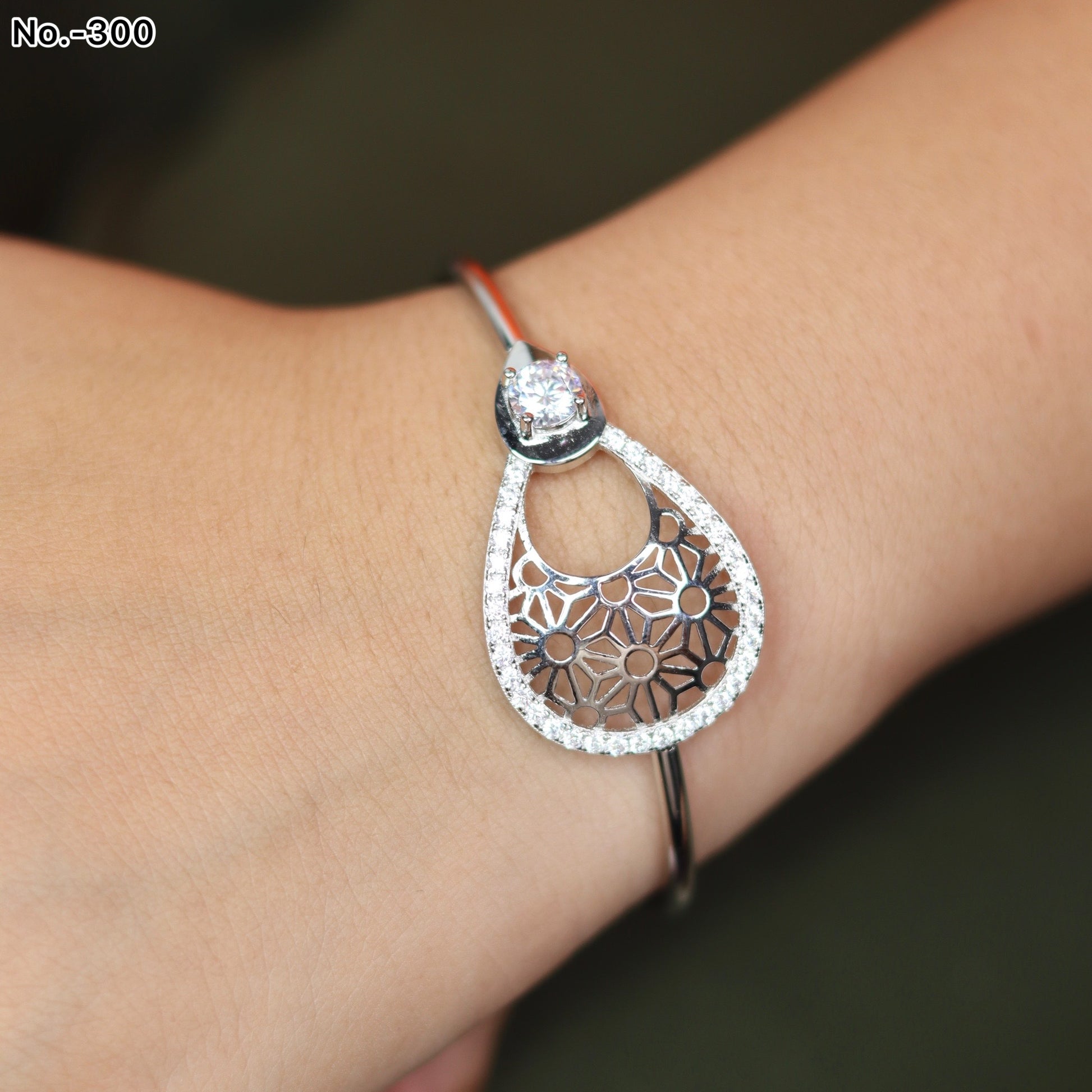 Silver Kada for Women - V One Jewellery