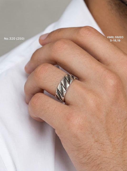 Silver prime men’s ring