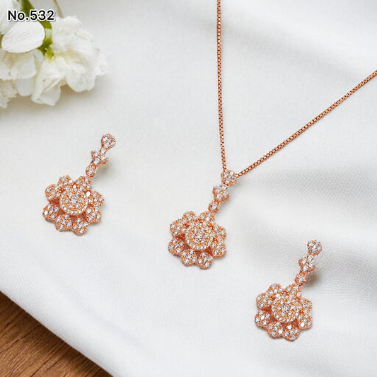 Silver Pendant Set - V One Jewellery