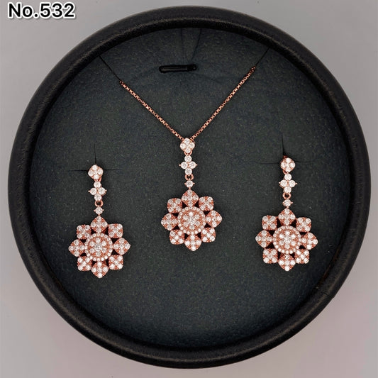 Silver Pendant Set - V One Jewellery