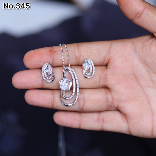 Silver Pendant Set - V One Jewellery
