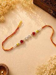 Infinity silver Rakhi