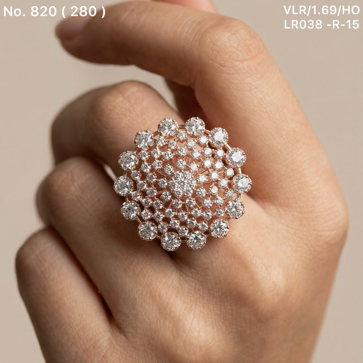 Shimmer shine silver ring for women