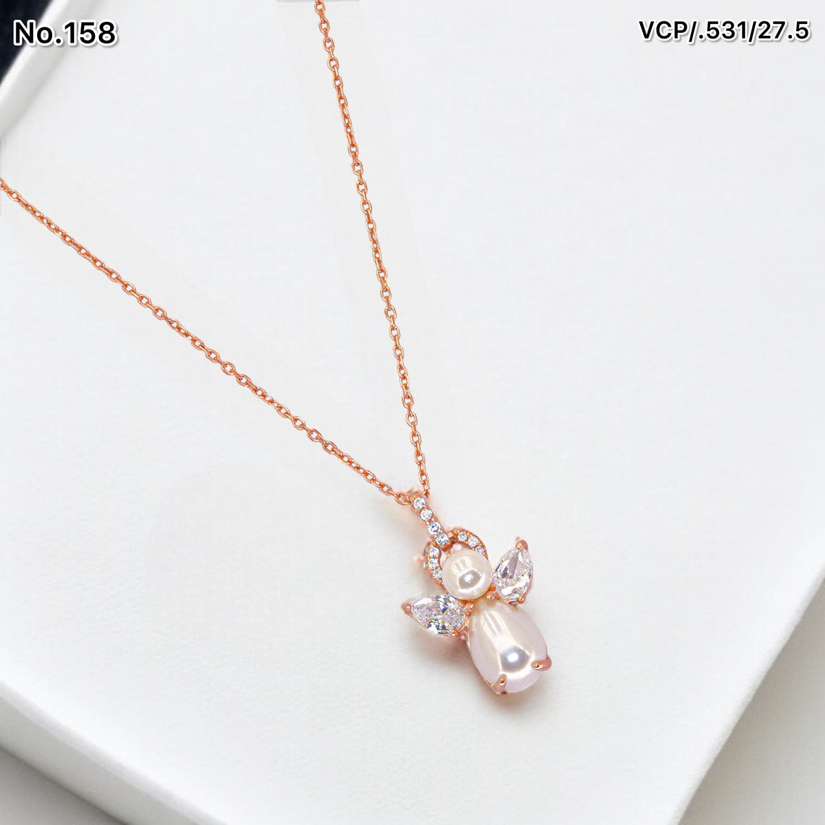 Silver Chain Pendant - V One Jewellery
