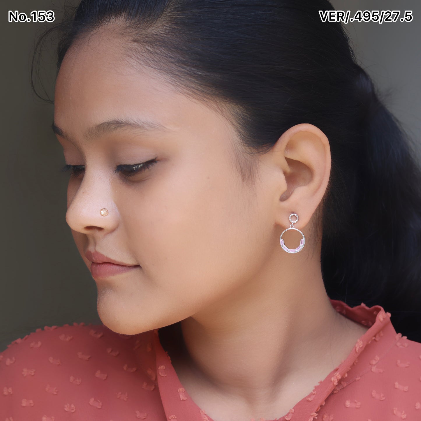 Silver Earrings for Women by V One Jewellery