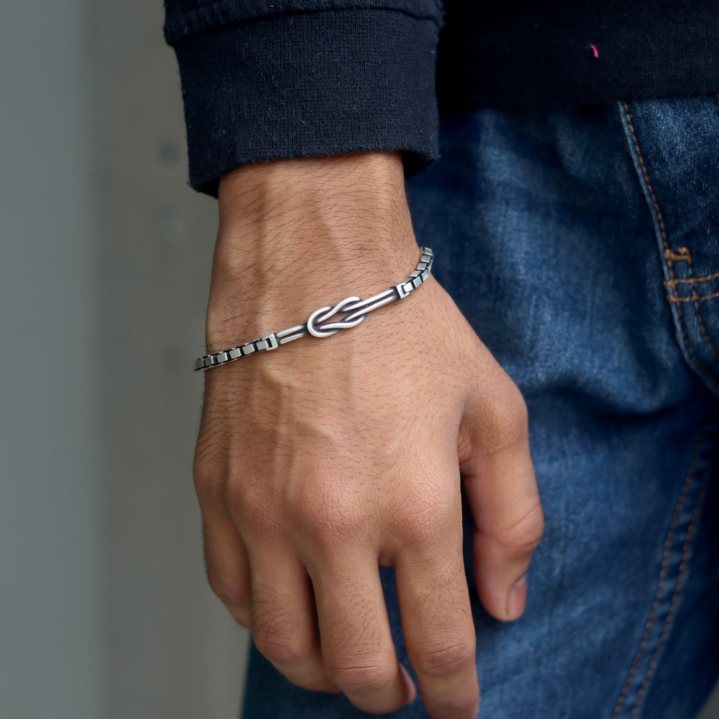 Pure Silver Valor Bracelet for Mens