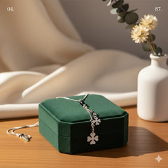 Charmed petals silver chain pendant