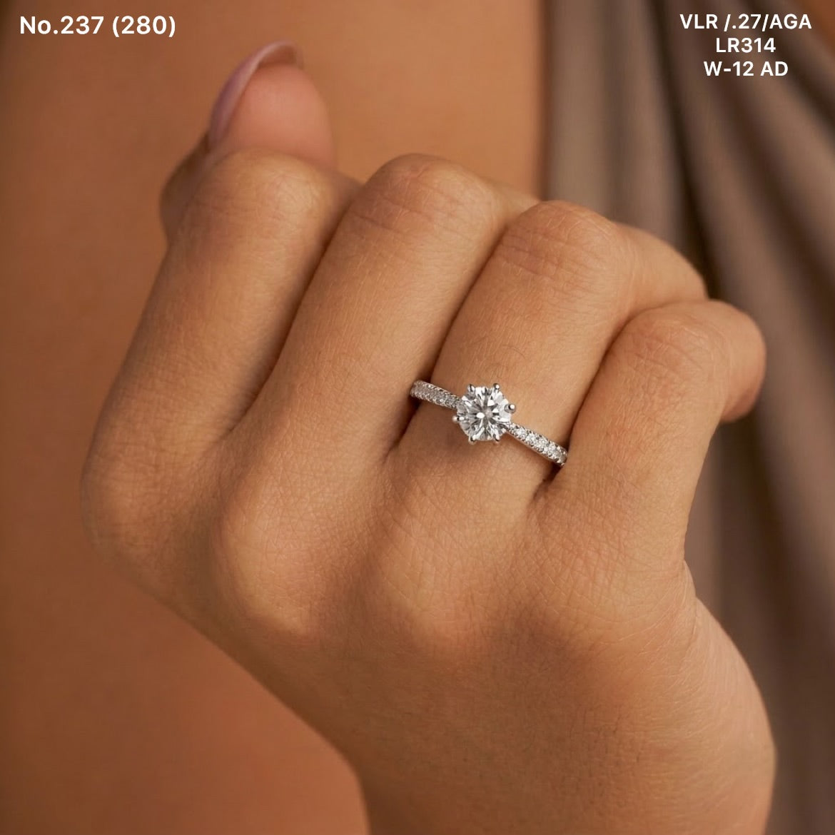 Mivana silver ring for women