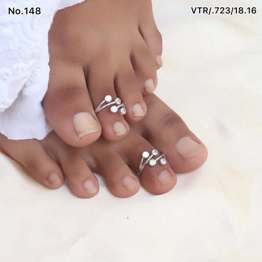 Silver Toe Rings for Women - V One Jewellery