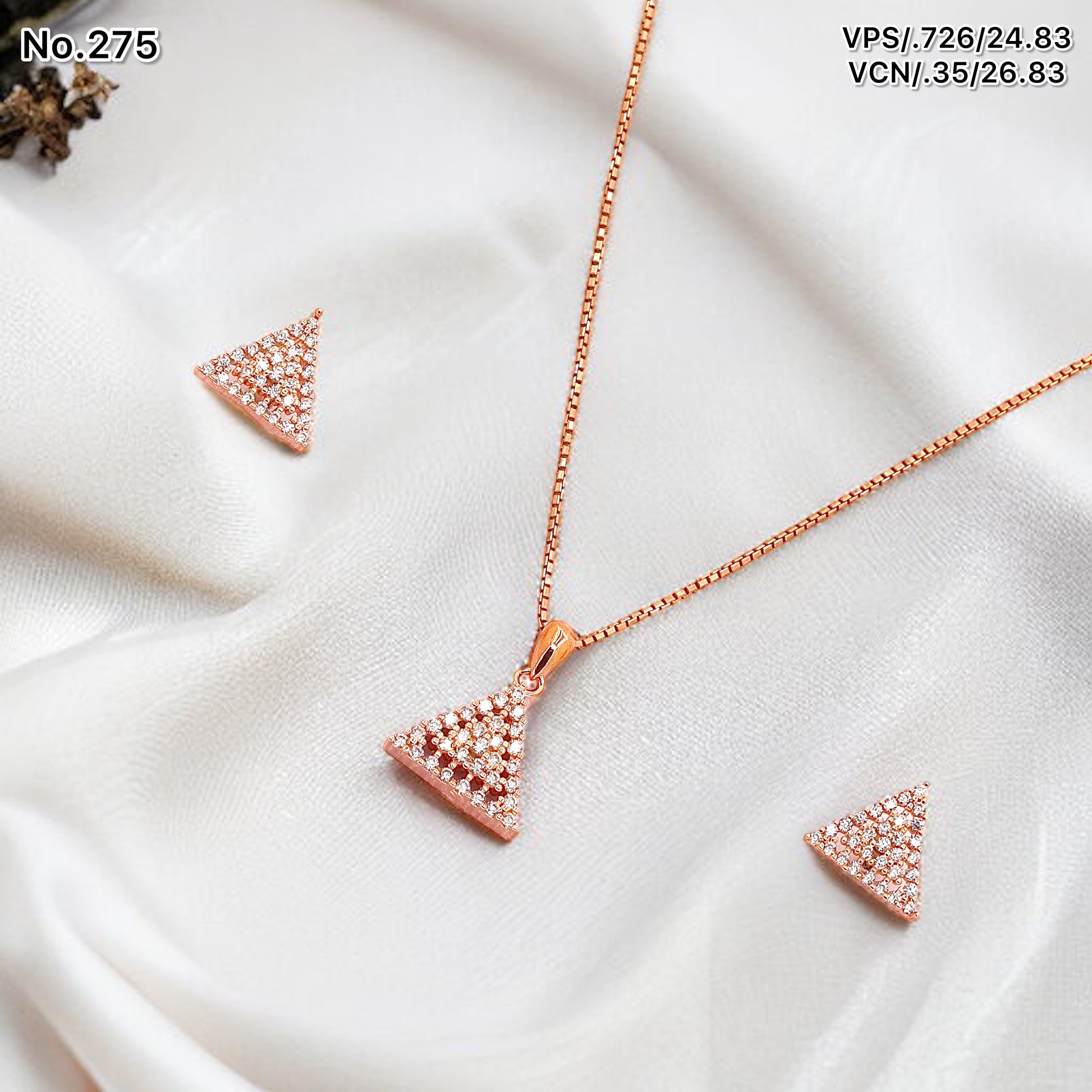 Silver Pendant Set - V One Jewellery