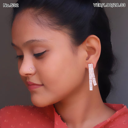 Silver Earrings for Women by V One Jewellery