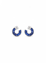 Jiya glow silver stud