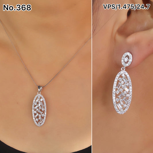 Silver Pendant Set - V One Jewellery