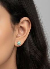 Spring bud silver stud