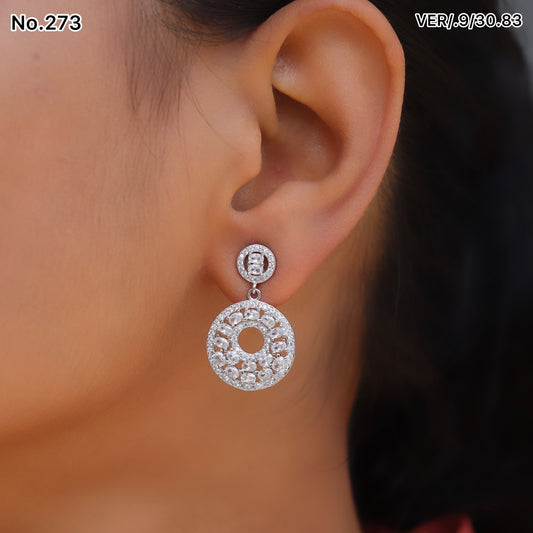 Silver Earrings for Women by V One Jewellery