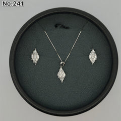 Silver Pendant Set - V One Jewellery