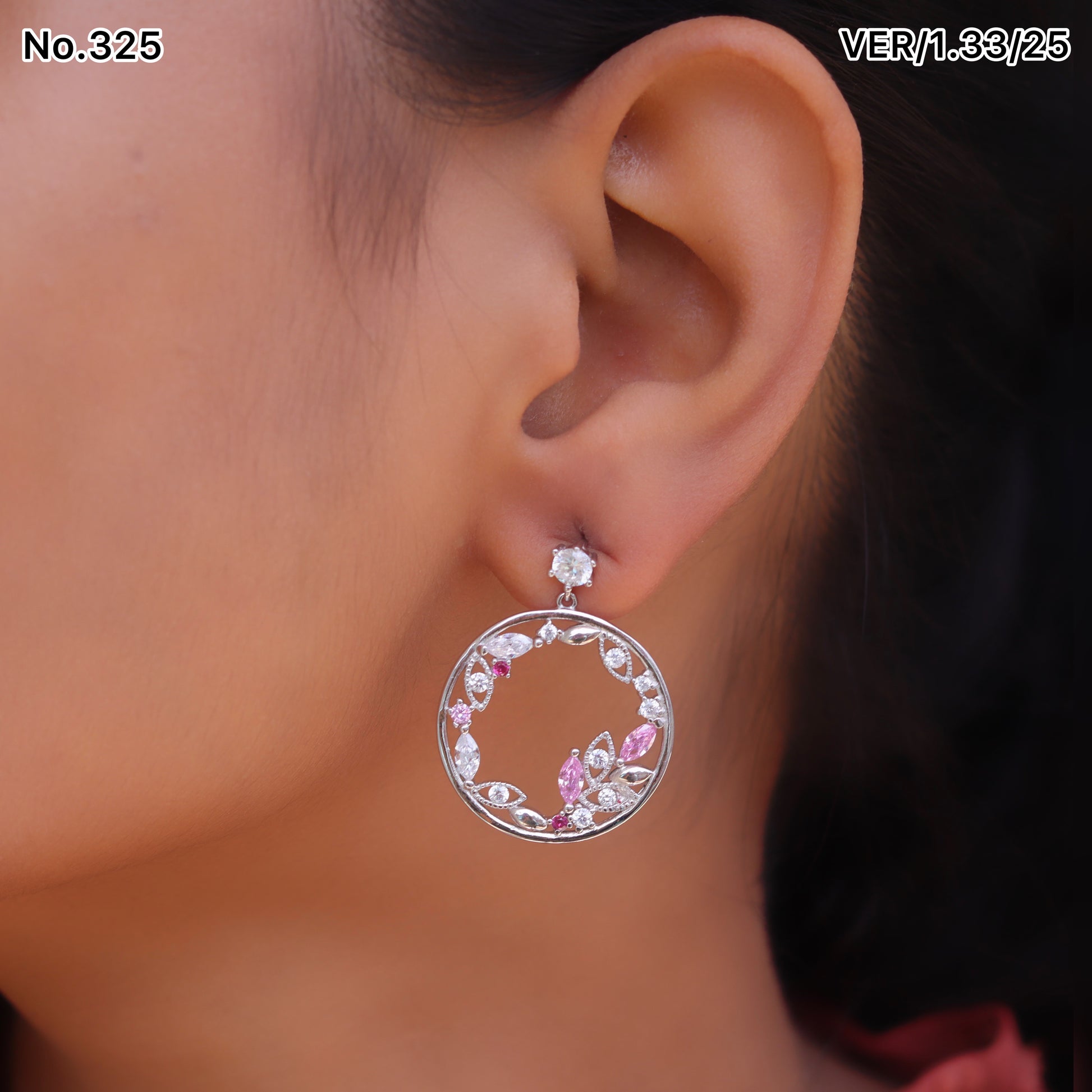 Silver Earrings for Women by V One Jewellery