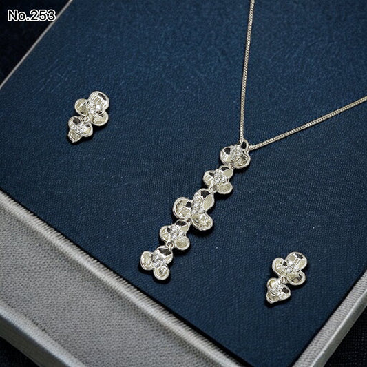 Silver Pendant Set - V One Jewellery