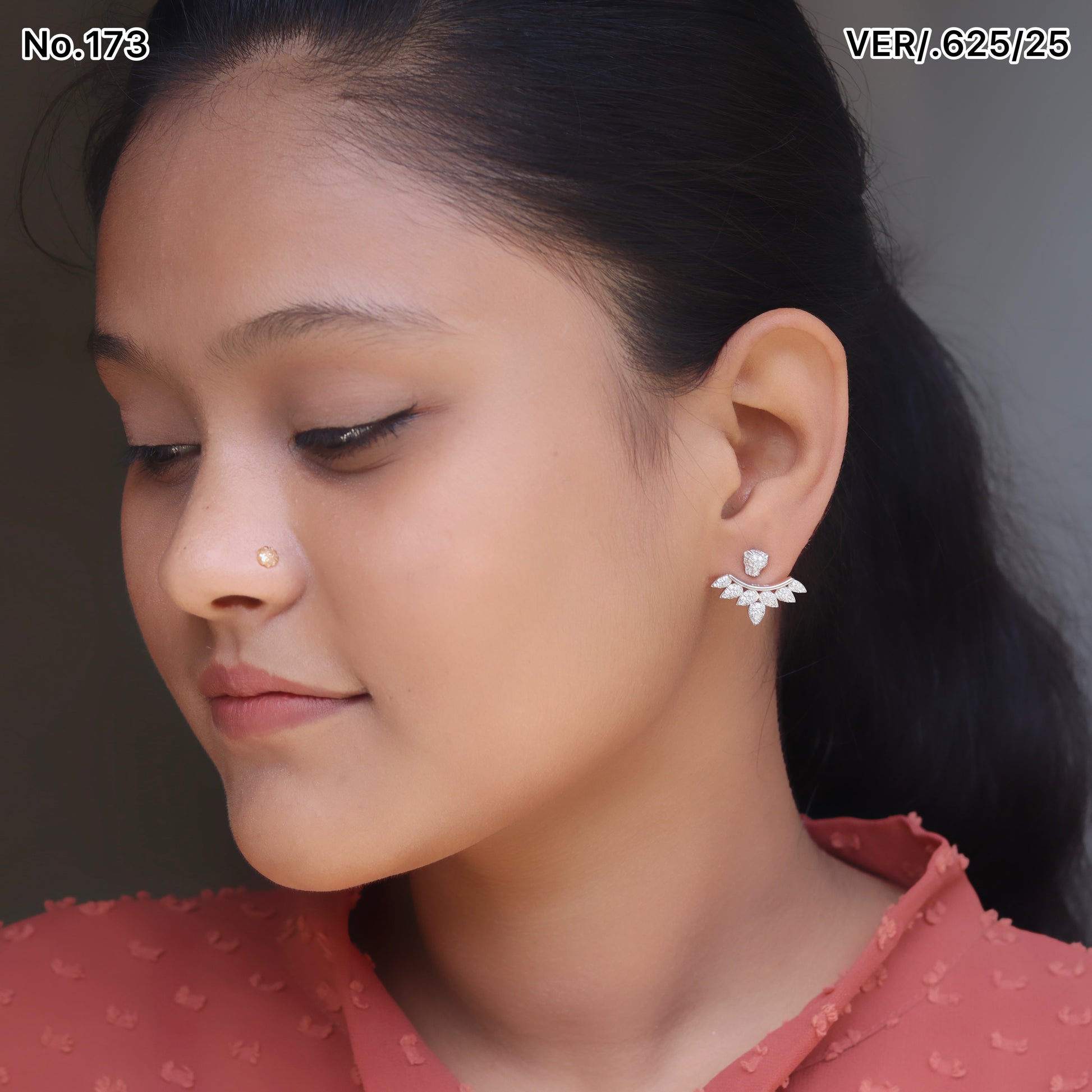 Silver Earrings for Women by V One Jewellery