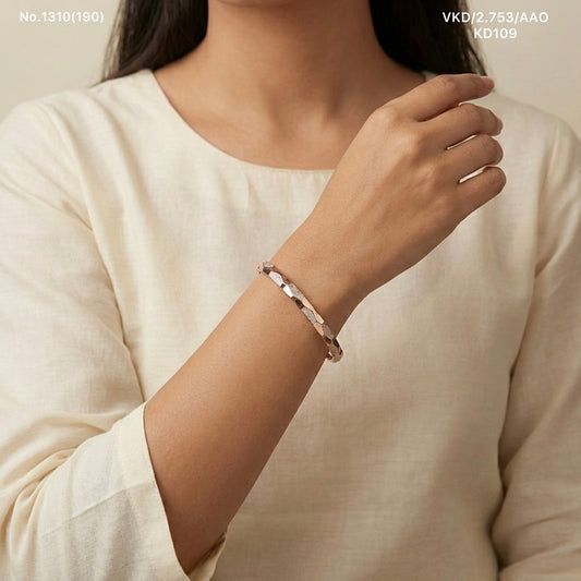 Saanvi silver kada for women